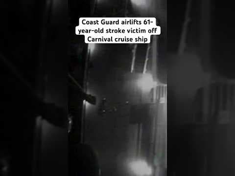 A cruise ship passenger was airlifted after suffering stroke-like symptoms aboard Carnival Valor