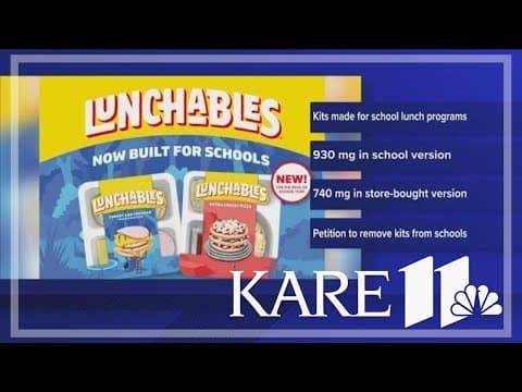 Petition to remove Lunchables from schools