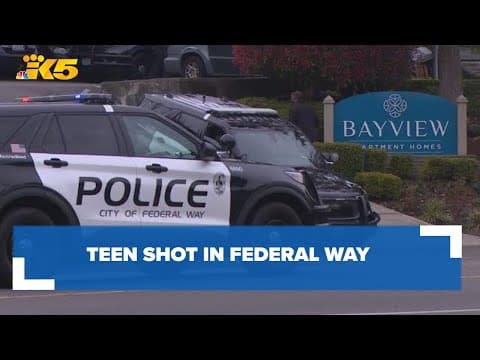 BREAKING: Teenager shot in Federal Way