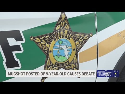Florida deputies' post of 9-year-old's mugshot sparks debate