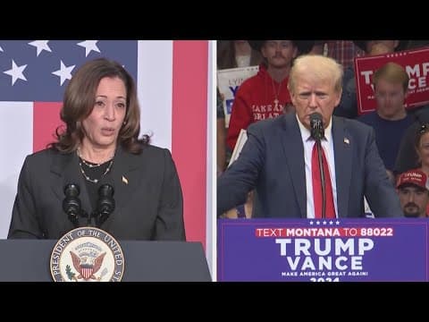 Harris accepts an invitation to debate Trump Oct. 23, Trump refuses