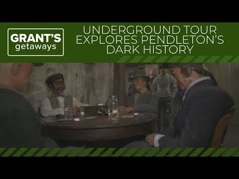 Underground walking tour of Pendleton uncovers city's darker past