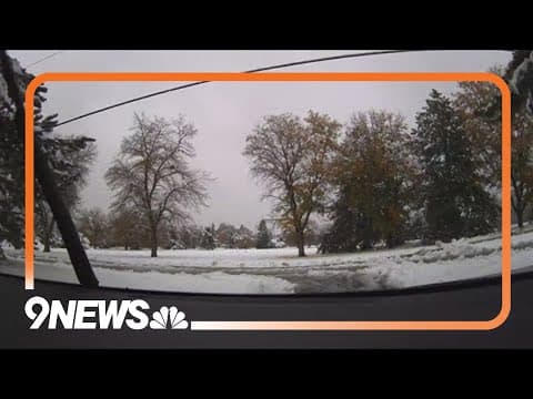 Denver road conditions after snowstorm