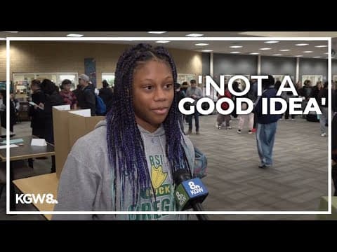 Parkrose High School students concerned over proposed freight warehouse next door