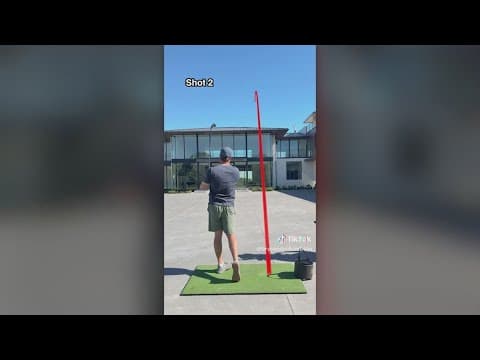 Watch Bryson Dechambeau hit a hole-in-one over his Texas-sized home