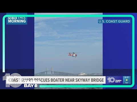 Coast Guard rescues 85-year-old boater near Sunshine Skyway Bridge