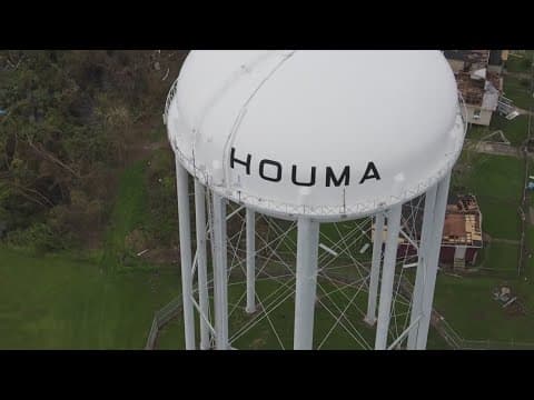 Terrebonne power plant progress post Hurricane Ida in Louisiana