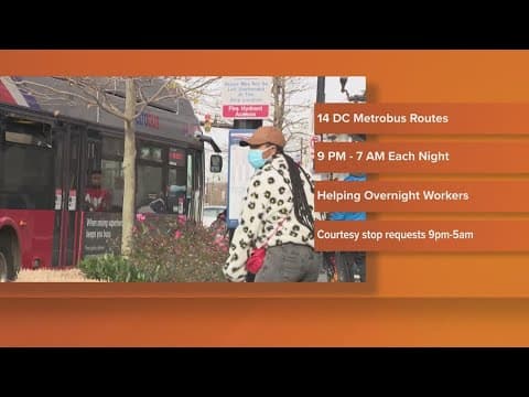 Metro will launch it's 24/7 bus service Sunday night