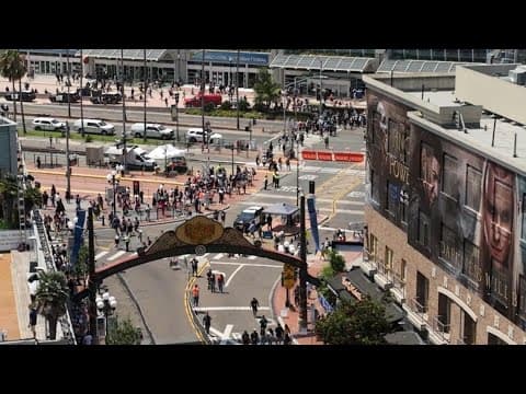 Comic-Con 2024 | Drone video above Downtown San Diego