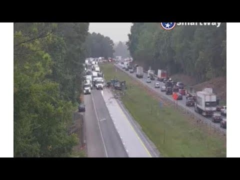 Live | I-40 East closed near Kingston in Roane County after serious crash