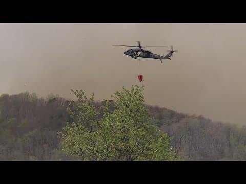 Wildfires in the Carolinas continue to grow