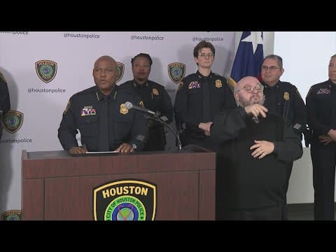 Houston police chief announces safety initiative