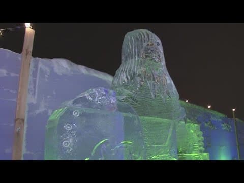 The Minnesota Ice Maze opens Friday afternoon at Viking Lakes