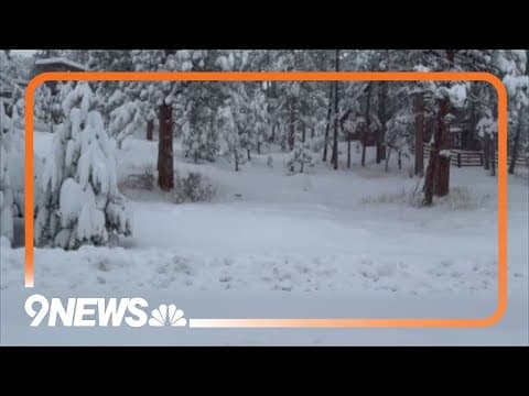 Some parts of Colorado got the most snow they've seen in over 20 years after snowstorm