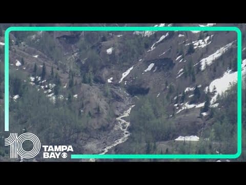 Landslide blocks road to Mount St. Helens in Washington
