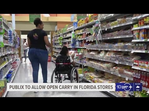 Publix will allow open carry in Florida stores