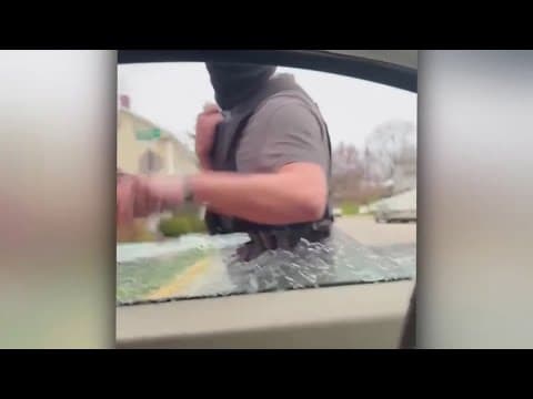 ICE agents break window to detain mother