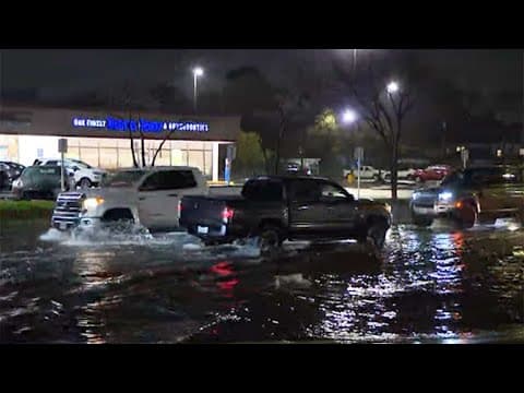 Friday's storms left high water in parts of town, including near the Heights