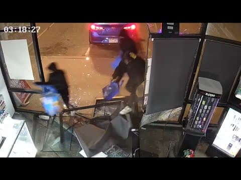 Surveillance Video: Burglars Smash Car Through Doors Of Colorado Vape Shop