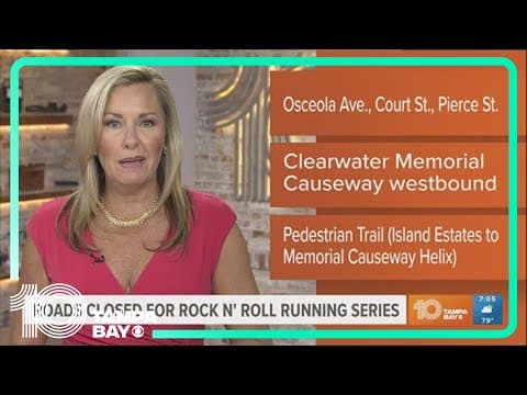 Some Clearwater roads closed for Rock N' Roll Running Series