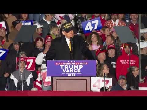 Trump promises to 'end' inflation at Michigan rally, attacks Harris for 'partying' with Beyonce