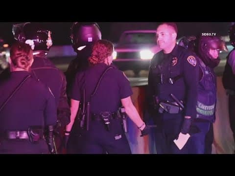 Dozens of motorcycle riders detained, some arrested, as police shut down I-15  freeway