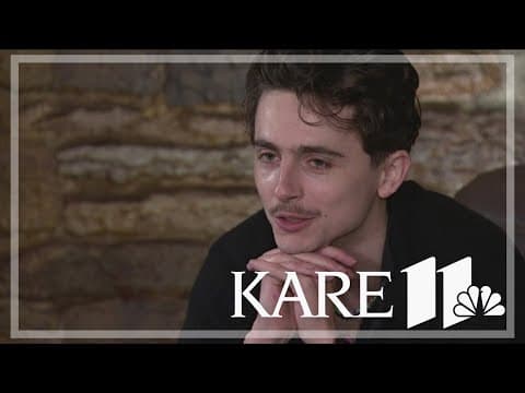 Timothee Chalamet in Minneapolis for movie screening
