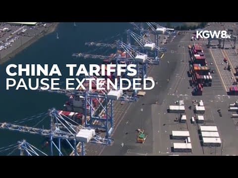 Trump extends pause on China tariffs another 90 days
