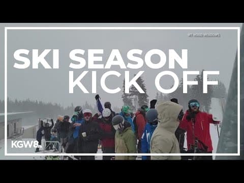 Ski season kicks off as snow arrives in the Cascades