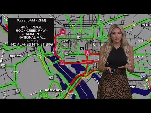 Traffic Alert: Marine Corps Marathon weekend road closures