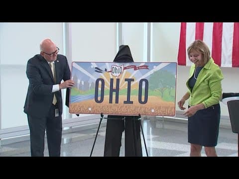 Officials issue correction on Ohio's new license plate
