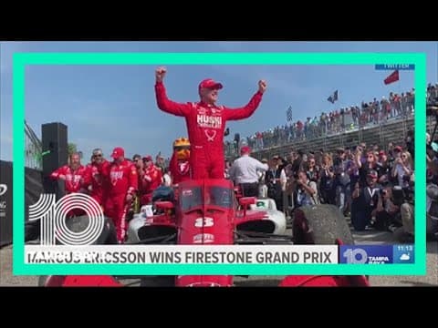 Marcus Ericsson takes home trophy in 2023 Firestone Grand Prix
