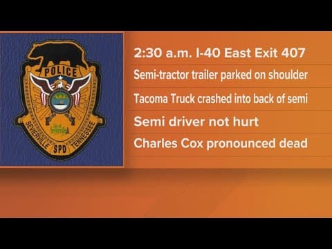 SPD: 28-year old driver dead after semi-tractor crash