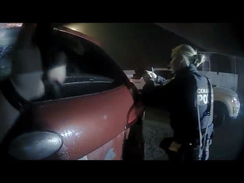 RAW VIDEO: Police exchange gunfire with man outside of Columbus restaurant