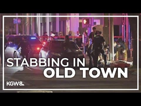 Man arrested after stabbing incident in Portland's Old Town