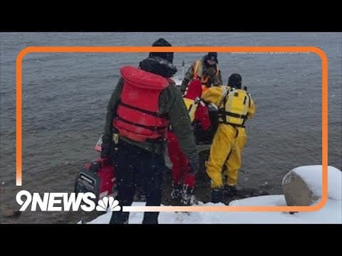 Crews looking for kayaker who went underwater on Lake Granby