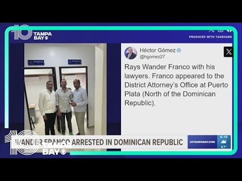 Reports: Rays' Wander Franco arrested for missing meeting with Dominican authorities