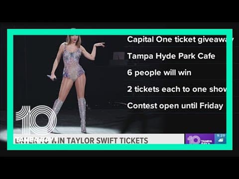 Taylor Swift fans in Tampa can enter to win 'The Eras Tour' tickets