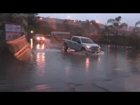 Most recent San Diego storms causing major issues on roadways