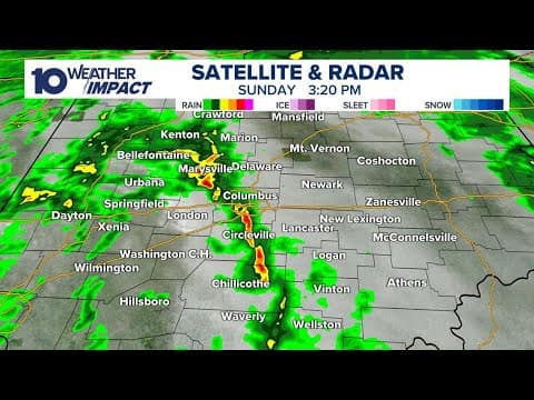 LIVE RADAR | Tracking threat of severe weather in central Ohio; Heavy rain & high winds expected