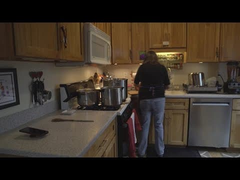 A Maryland woman shares soup with neighbors in need