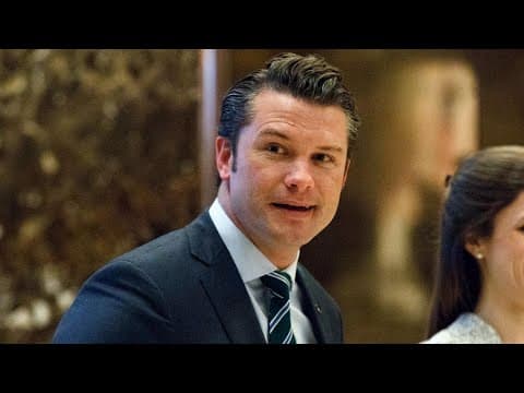 Trump standing by his choice for defense secretary