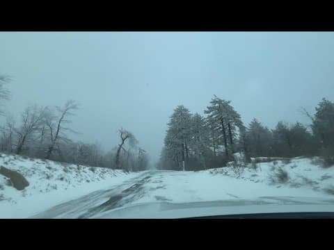 Where to see snow in San Diego County