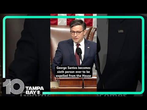 George Santos becomes sixth member of House to ever be expelled