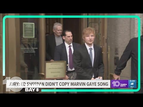 Did Ed Sheeran's hit copy Marvin Gaye classic? Jury comes to a decision