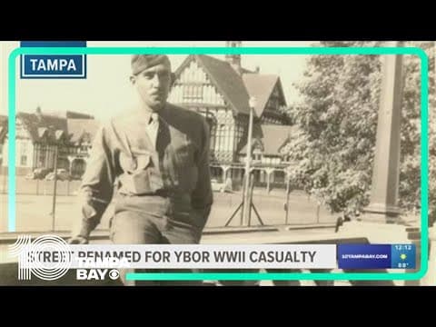 Grandson of Ybor founder gets street named after him