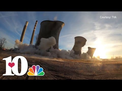 TVA implodes cooling towers at Paradise Fossil Plant