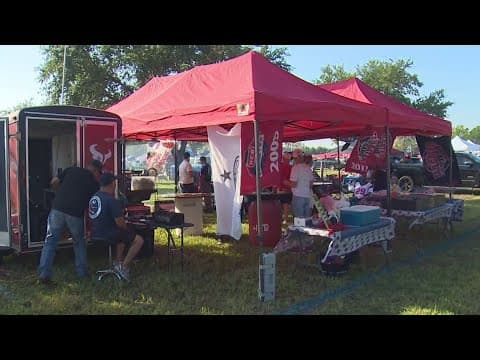 Thousands of fans tailgate for Texans 2023 home opener
