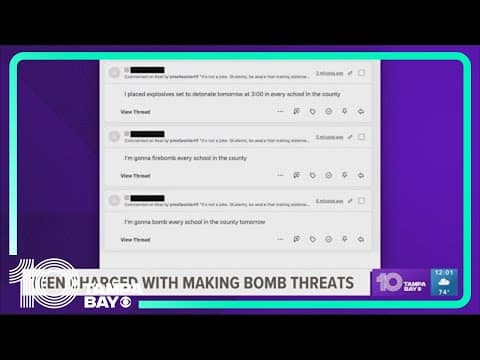 Teen arrested for making bomb threats on sheriff's Instagram