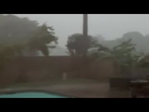 Rain and wind in Katy during May 16 storms
